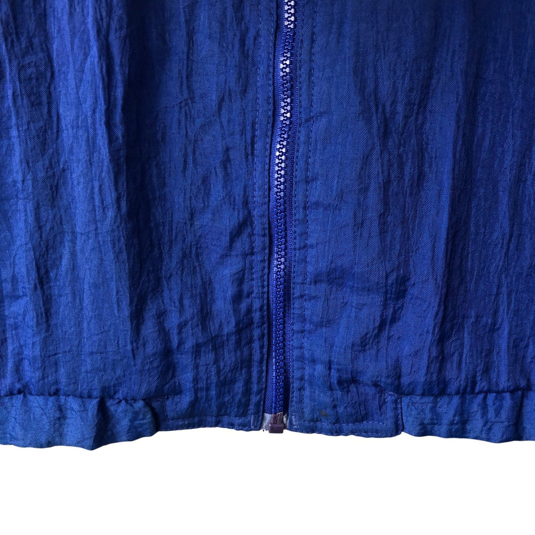 80s-90'S Adidas padded hoodie puffer jacket men's size L vintage polyamide blue type Vintage Second Hand