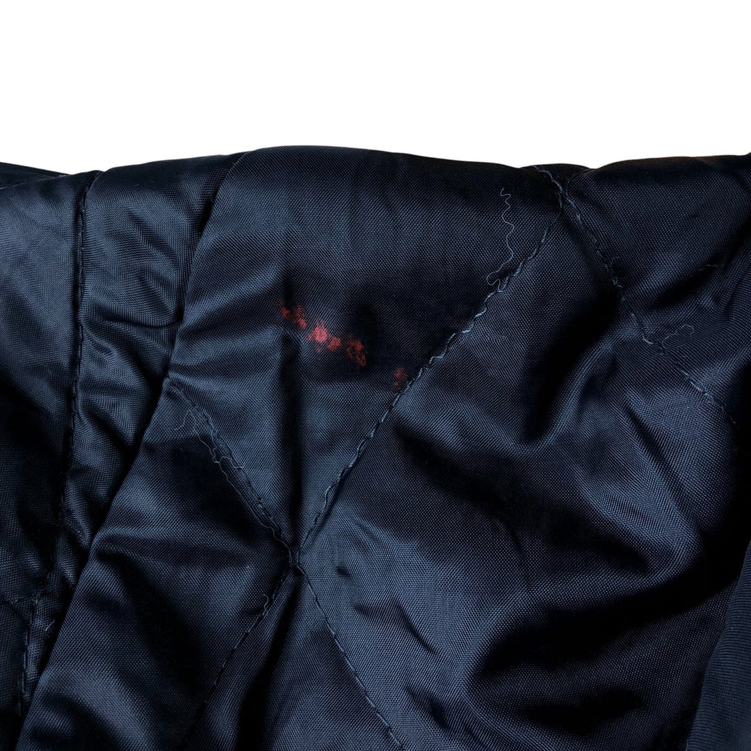 80s-90'S Adidas padded hoodie puffer jacket men's size L vintage polyamide blue type Vintage Second Hand