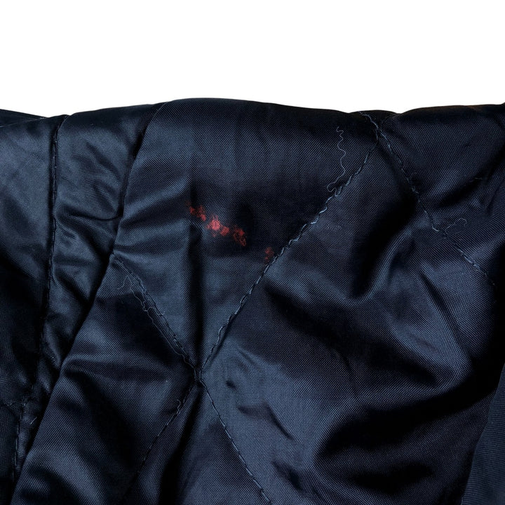80s-90'S Adidas padded hoodie puffer jacket men's size L vintage polyamide blue type Vintage Second Hand