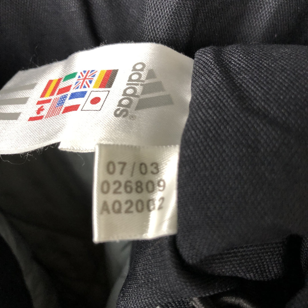 2000'S adidas CLIMA PROOF padded hoodie/puffer jacket, men's size XL polyamide black type Vintage Second Hand