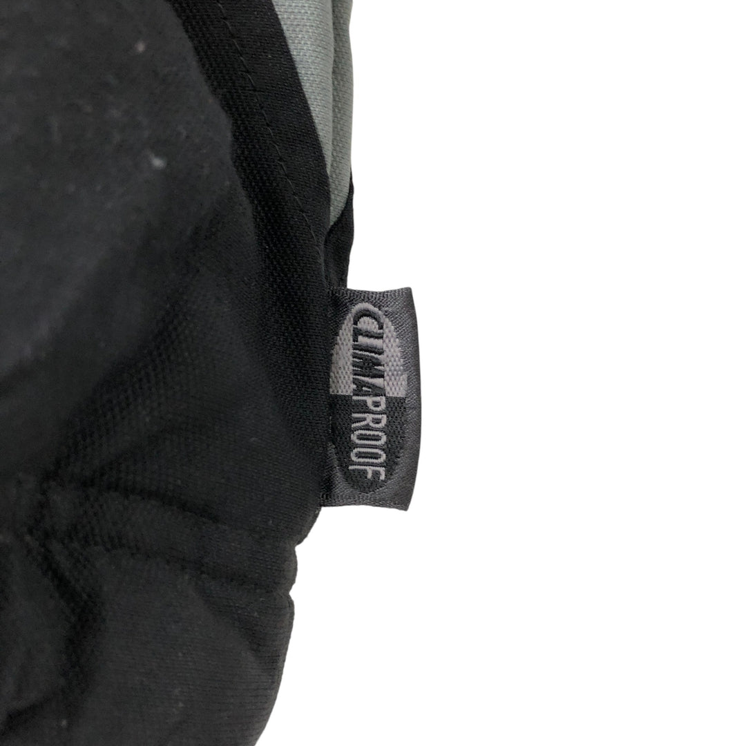 2000'S adidas CLIMA PROOF padded hoodie/puffer jacket, men's size XL polyamide black type Vintage Second Hand