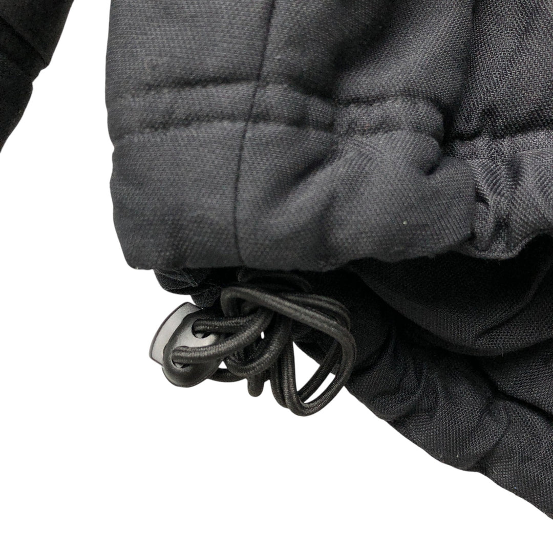 2000'S adidas CLIMA PROOF padded hoodie/puffer jacket, men's size XL polyamide black type Vintage Second Hand