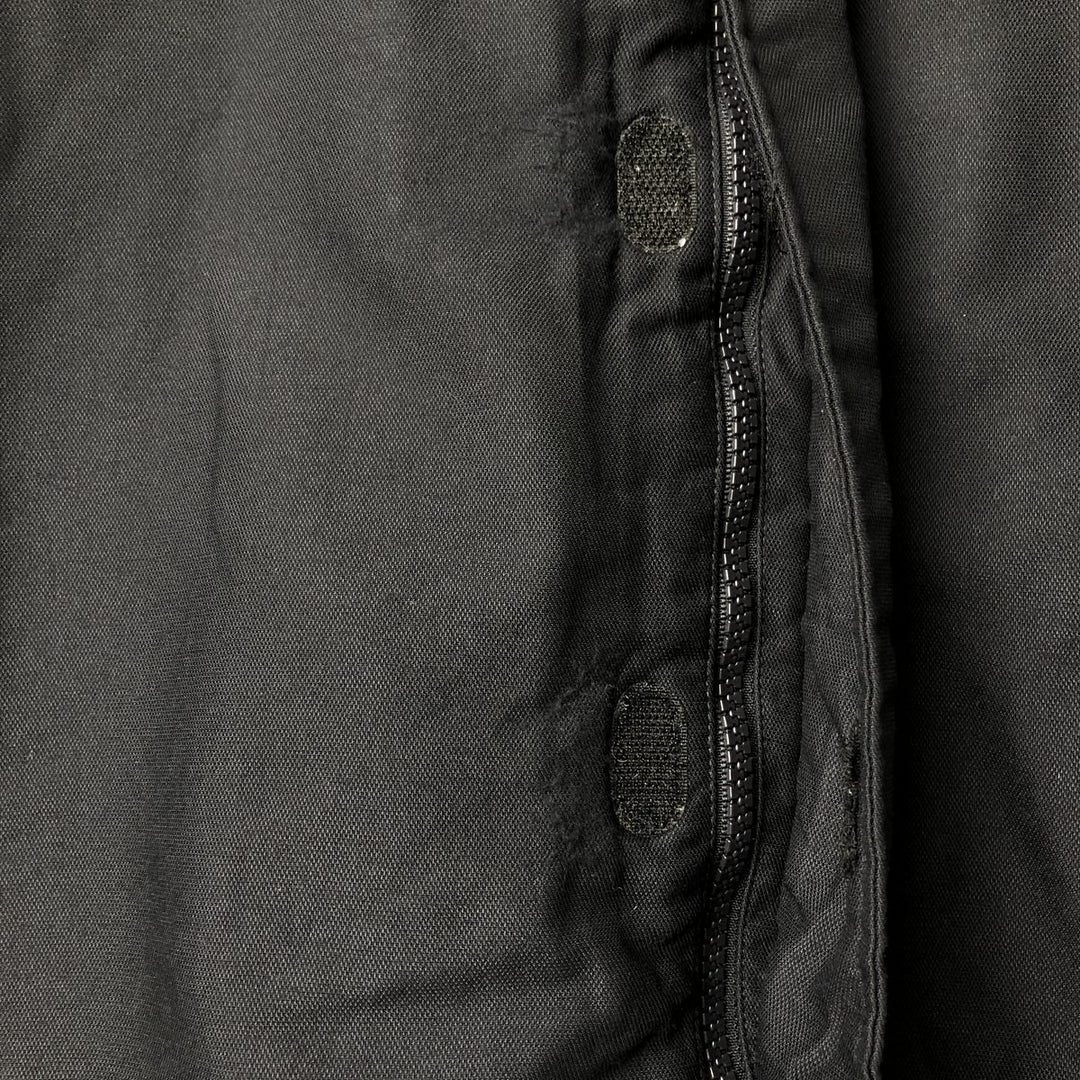 2000'S adidas CLIMA PROOF padded hoodie/puffer jacket, men's size XL polyamide black type Vintage Second Hand