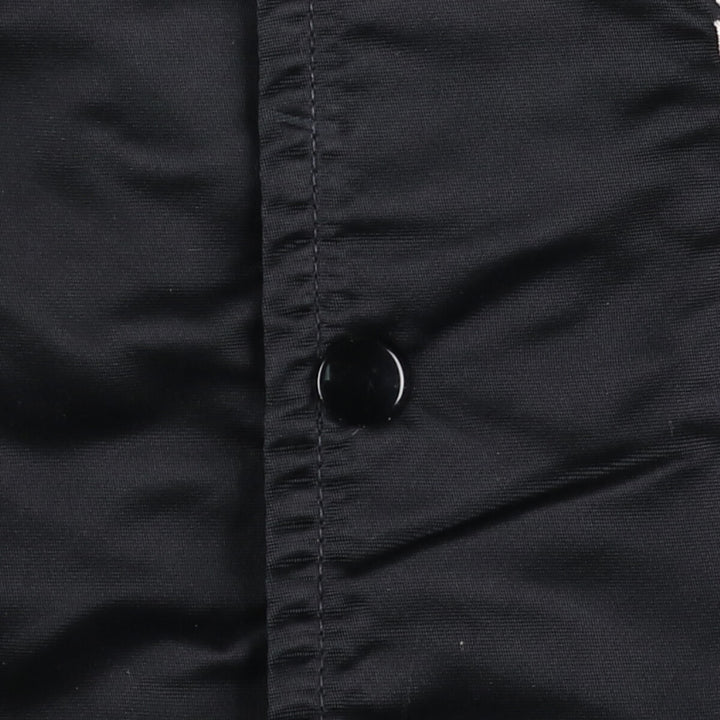 1980'S Starter NHL Philadelphia Flyers Padded Nylon Stadium Jacket, Men's Size XL Nylon black type Vintage Second Hand