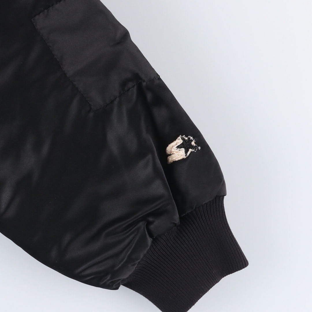 Vintage 1990'S Starter PRO LINE NFL Pittsburgh Steelers nylon stadium jacket, made in the USA, men's size XXL Nylon black type Vintage Second Hand