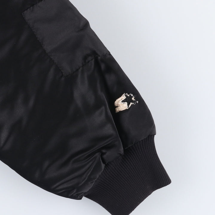 Vintage 1990'S Starter PRO LINE NFL Pittsburgh Steelers nylon stadium jacket, made in the USA, men's size XXL Nylon black type Vintage Second Hand