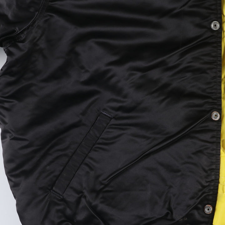 Vintage 1990'S Starter PRO LINE NFL Pittsburgh Steelers nylon stadium jacket, made in the USA, men's size XXL Nylon black type Vintage Second Hand