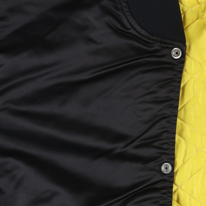 Vintage 1990'S Starter PRO LINE NFL Pittsburgh Steelers nylon stadium jacket, made in the USA, men's size XXL Nylon black type Vintage Second Hand