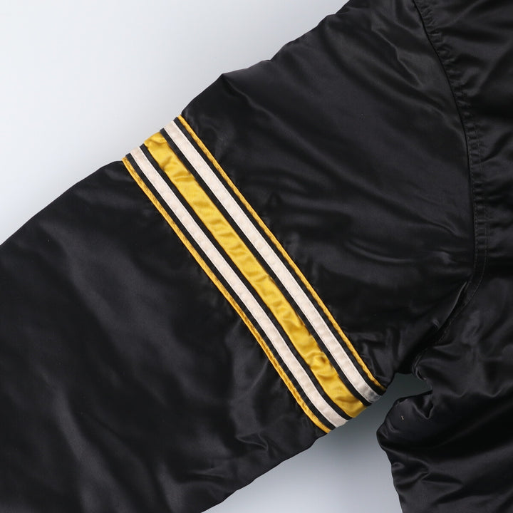 Vintage 1990'S Starter PRO LINE NFL Pittsburgh Steelers nylon stadium jacket, made in the USA, men's size XXL Nylon black type Vintage Second Hand