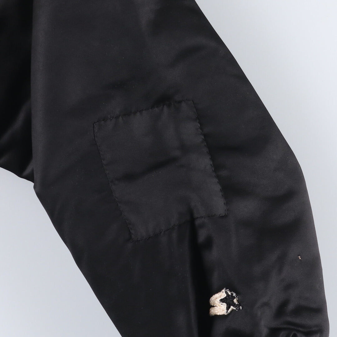 Vintage 1990'S Starter PRO LINE NFL Pittsburgh Steelers nylon stadium jacket, made in the USA, men's size XXL Nylon black type Vintage Second Hand