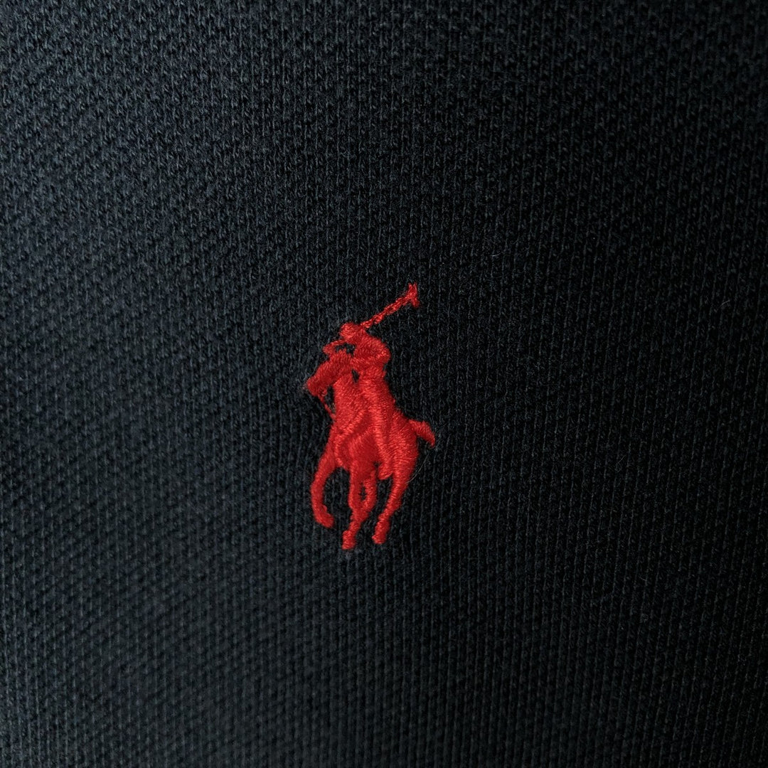 Ralph Lauren POLO by Ralph Lauren short sleeve polo shirt, men's size M cotton navy blue type Vintage Second Hand