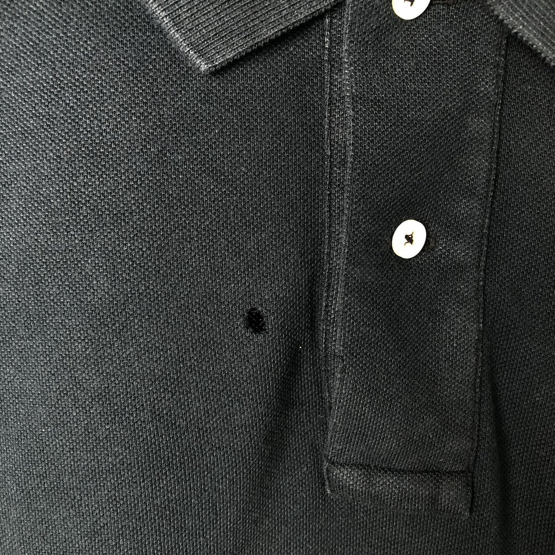 Ralph Lauren POLO by Ralph Lauren short sleeve polo shirt, men's size M cotton navy blue type Vintage Second Hand