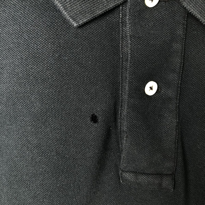 Ralph Lauren POLO by Ralph Lauren short sleeve polo shirt, men's size M cotton navy blue type Vintage Second Hand