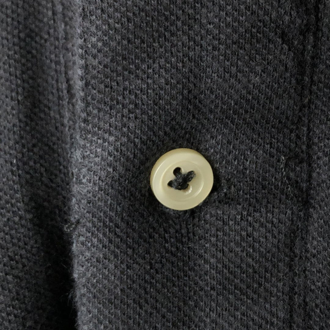 Ralph Lauren POLO by Ralph Lauren CUSTOM FIT short sleeve polo shirt, men's XL size cotton black type Vintage Second Hand