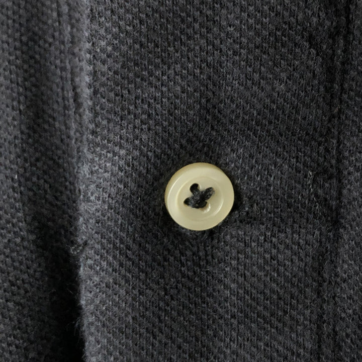 Ralph Lauren POLO by Ralph Lauren CUSTOM FIT short sleeve polo shirt, men's XL size cotton black type Vintage Second Hand