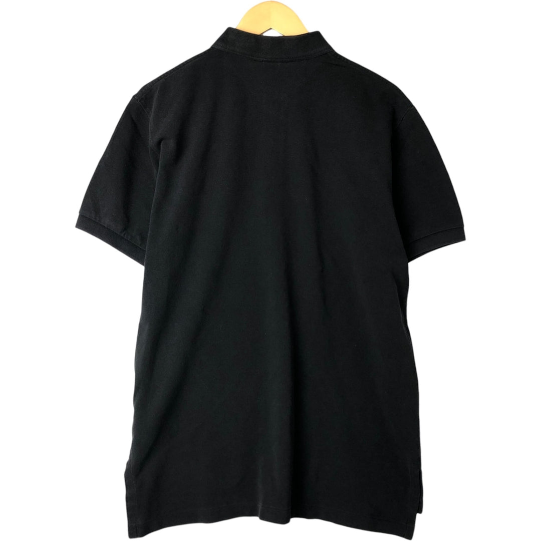 Ralph Lauren POLO by Ralph Lauren short sleeve polo shirt, men's size L cotton black type Vintage Second Hand