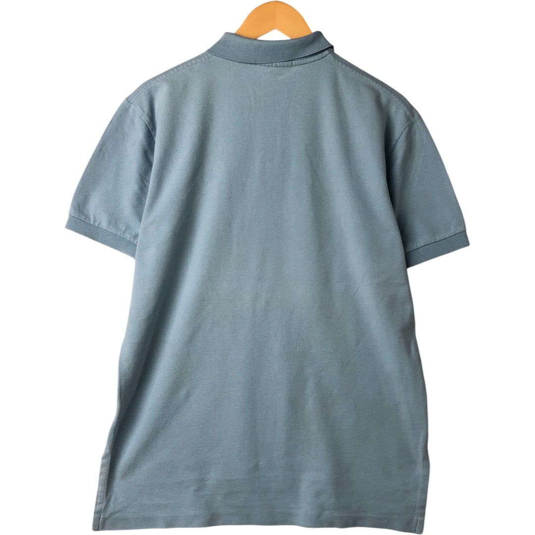 Ralph Lauren POLO by Ralph Lauren short sleeve polo shirt, men's size M cotton Blue type light blue Vintage Second Hand