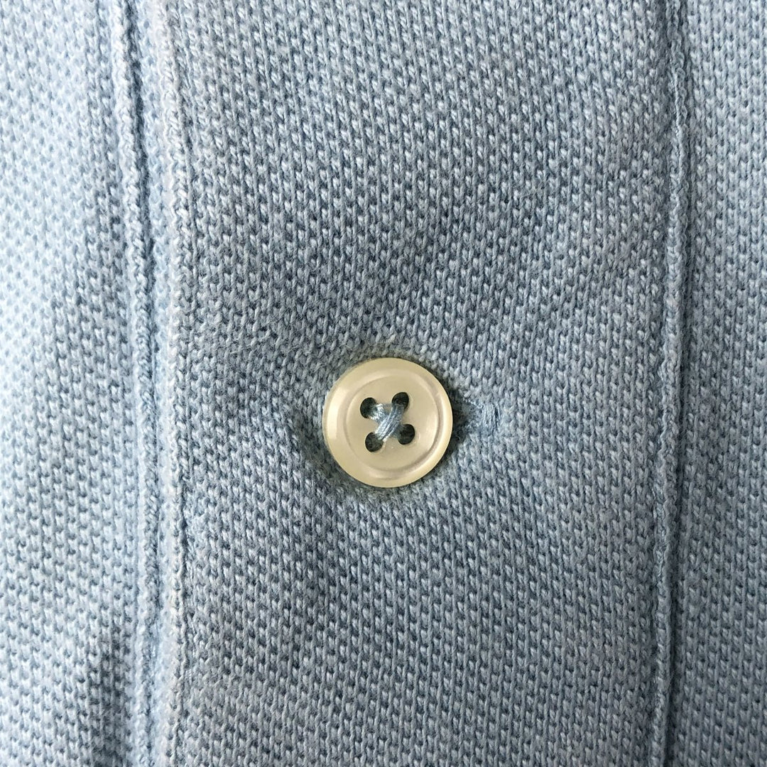Ralph Lauren POLO by Ralph Lauren short sleeve polo shirt, men's size M cotton Blue type light blue Vintage Second Hand