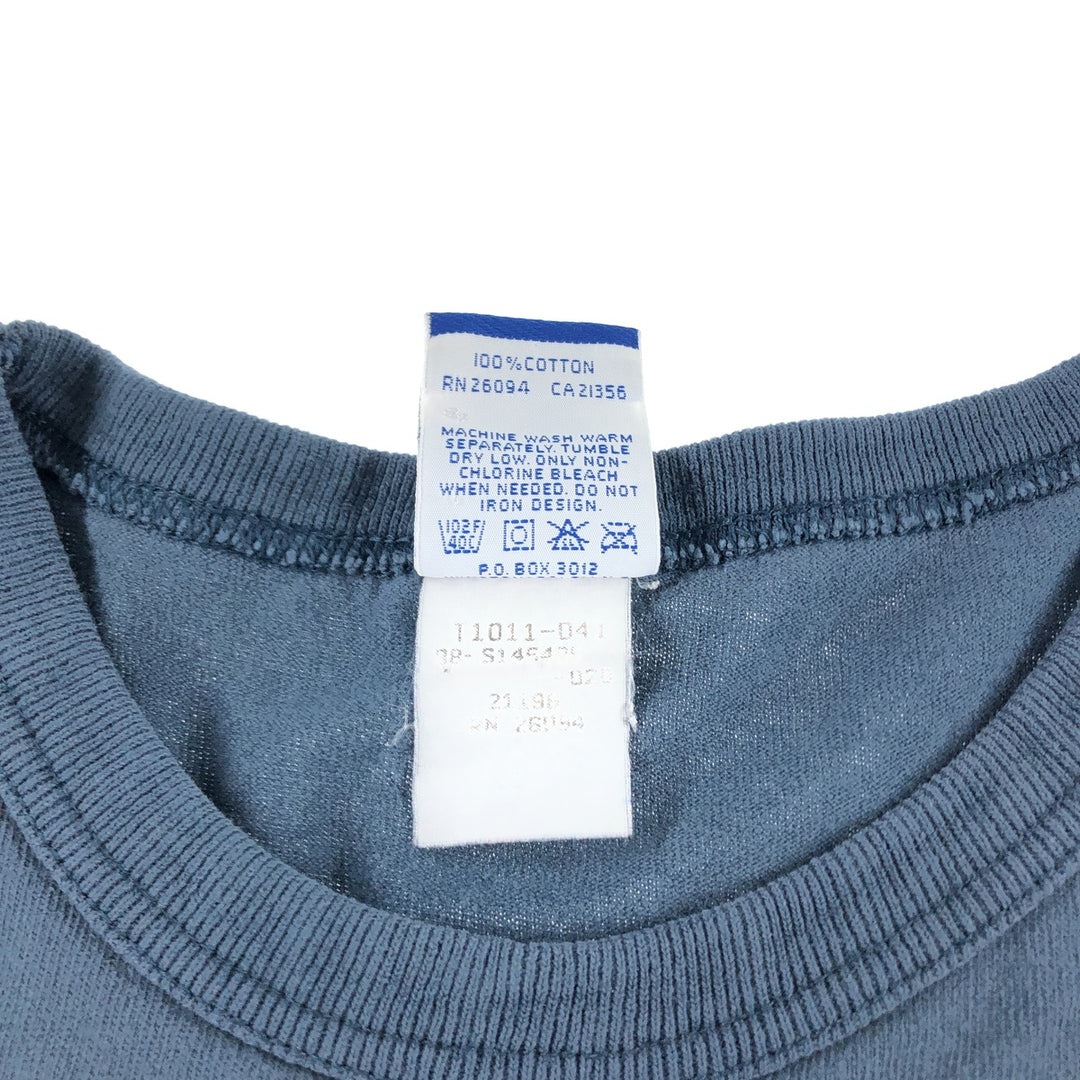90'S Champion Authentic Athletic Apparel Logo Print T-Shirt Made in USA Men's Size L Vintage cotton Green type dark green Vintage Second Hand