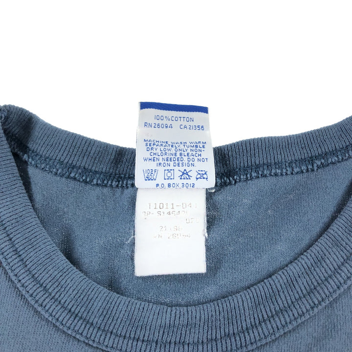 90'S Champion Authentic Athletic Apparel Logo Print T-Shirt Made in USA Men's Size L Vintage cotton Green type dark green Vintage Second Hand