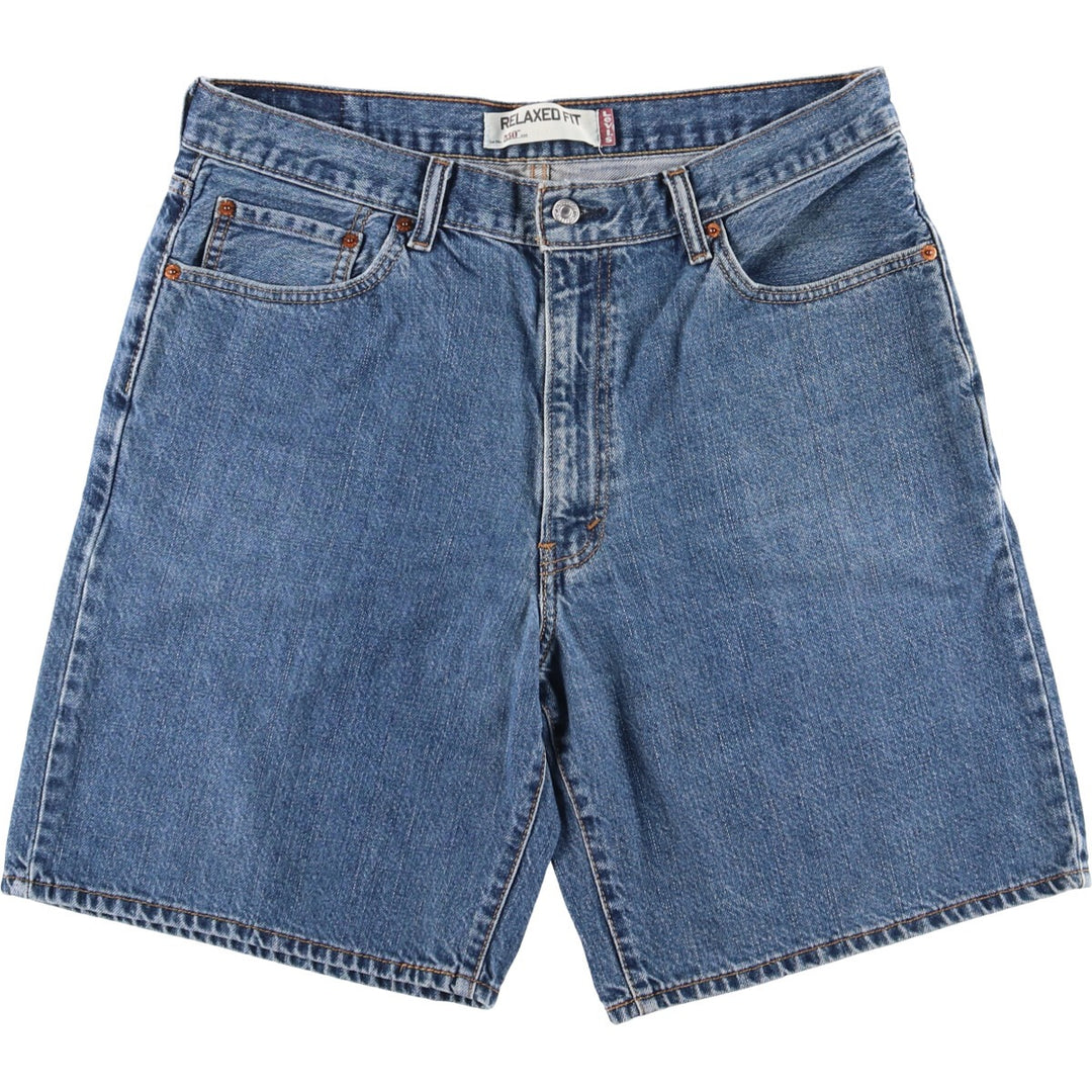 Levi's 550 Relaxed Fit Denim Shorts, Men's Size W36 cotton blue type Vintage Second Hand