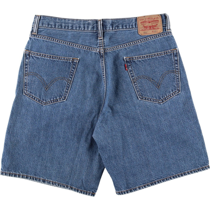 Levi's 550 Relaxed Fit Denim Shorts, Men's Size W36 cotton blue type Vintage Second Hand