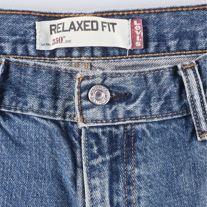 Levi's 550 Relaxed Fit Denim Shorts, Men's Size W36 cotton blue type Vintage Second Hand