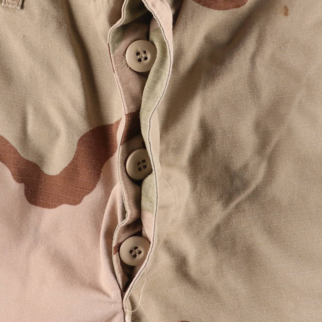 00'S US military genuine camouflage Pattern 3C desert camo military cargo pants combat pants made in USA SMALL-LONG men's w30 equivalent Nylon Khaki type beige Vintage Second Hand