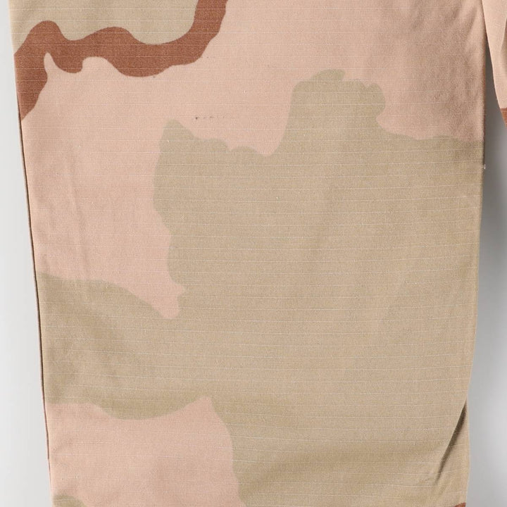 00'S US military genuine camouflage Pattern 3C desert camo military cargo pants combat pants made in USA SMALL-LONG men's w30 equivalent Nylon Khaki type beige Vintage Second Hand