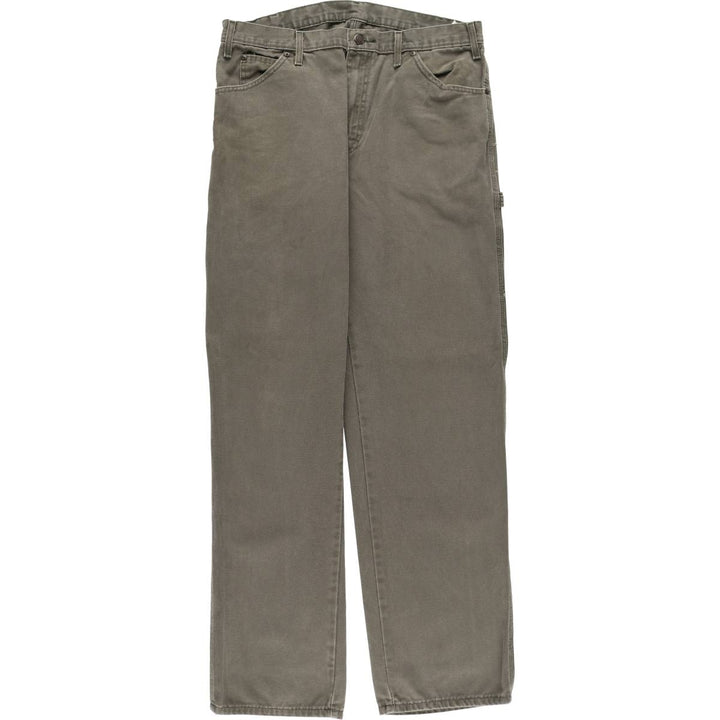 Dickies Duck Painter Pants Men's W34 equivalent cotton Khaki type Vintage Second Hand