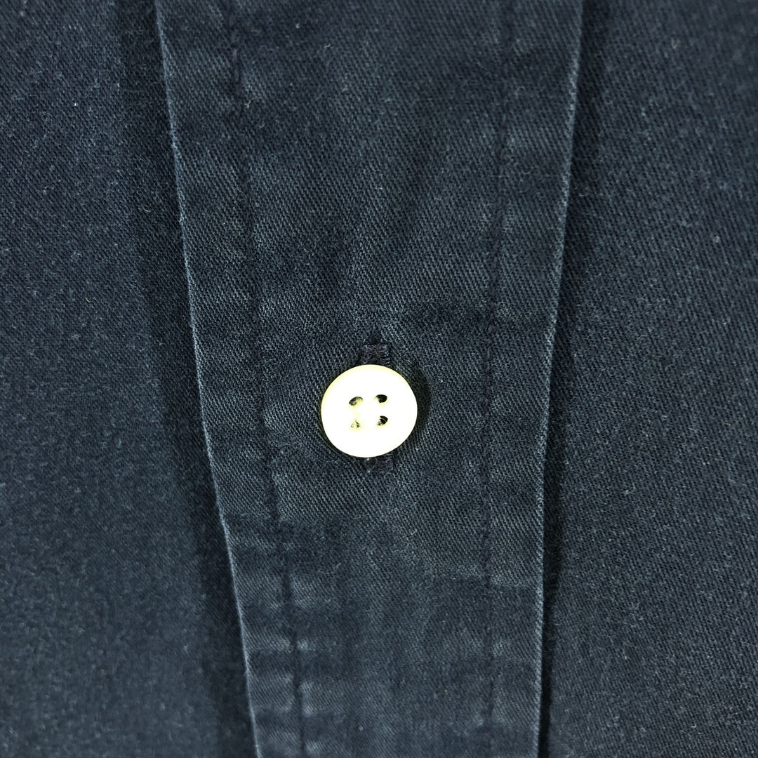 Ralph Lauren Classic Fit Long Sleeve Button Down Shirt Men's XL cotton Indigo Vintage Second Hand