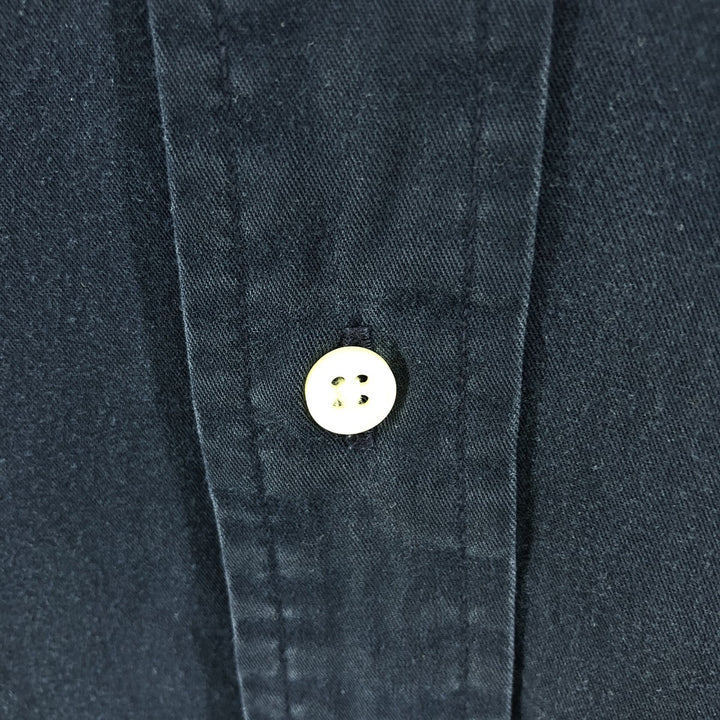 Ralph Lauren Classic Fit Long Sleeve Button Down Shirt Men's XL cotton Indigo Vintage Second Hand