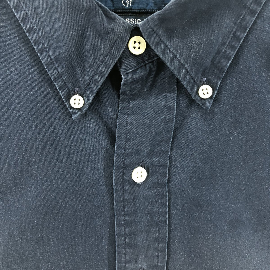 Ralph Lauren Classic Fit Long Sleeve Button Down Shirt Men's XL cotton Indigo Vintage Second Hand