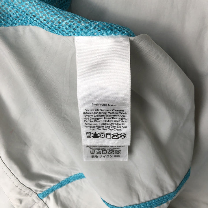 Eddie Bauer Hoodie Nylon Vest Women's Size L Nylon gray type Vintage Second Hand