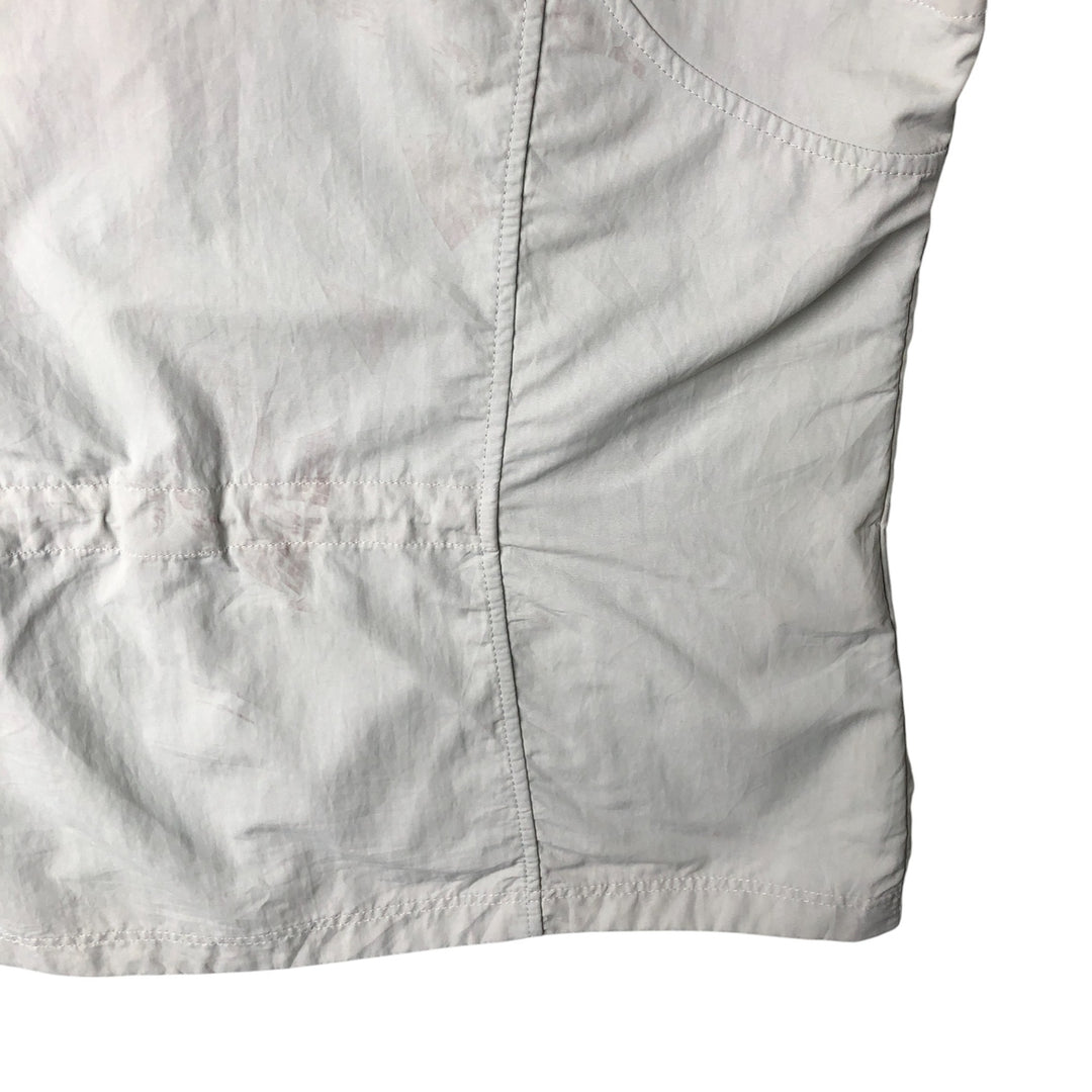 Eddie Bauer Hoodie Nylon Vest Women's Size L Nylon gray type Vintage Second Hand