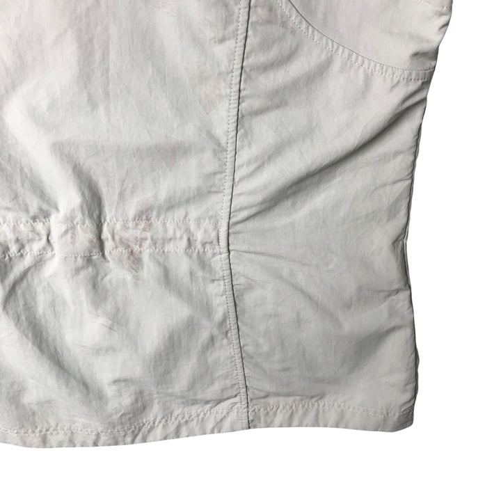 Eddie Bauer Hoodie Nylon Vest Women's Size L Nylon gray type Vintage Second Hand