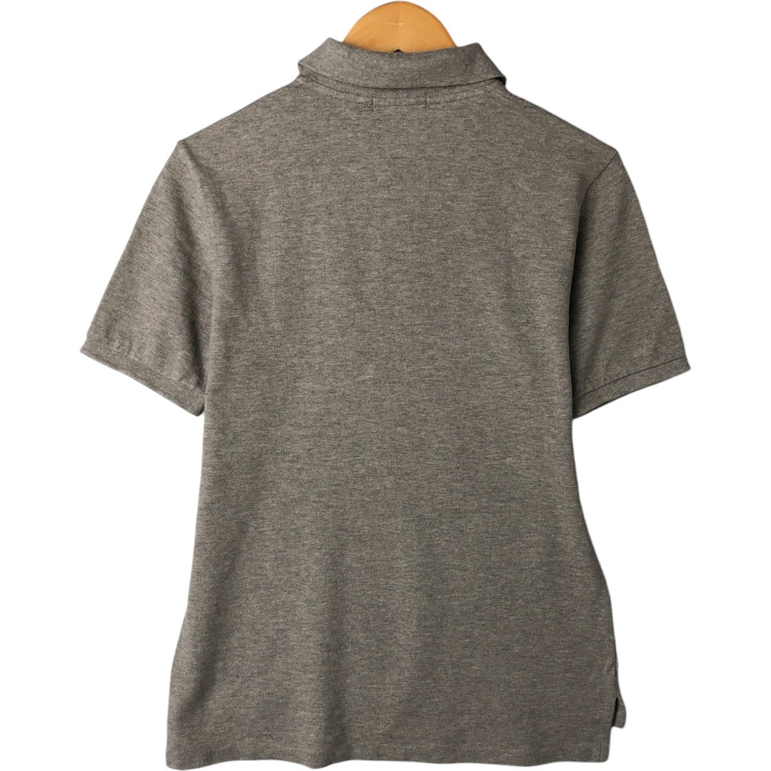 Ralph Lauren POLO Ralph Lauren short sleeve polo shirt women's size L cotton gray type Vintage Second Hand