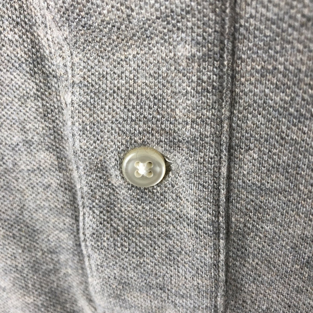 Ralph Lauren POLO Ralph Lauren short sleeve polo shirt women's size L cotton gray type Vintage Second Hand