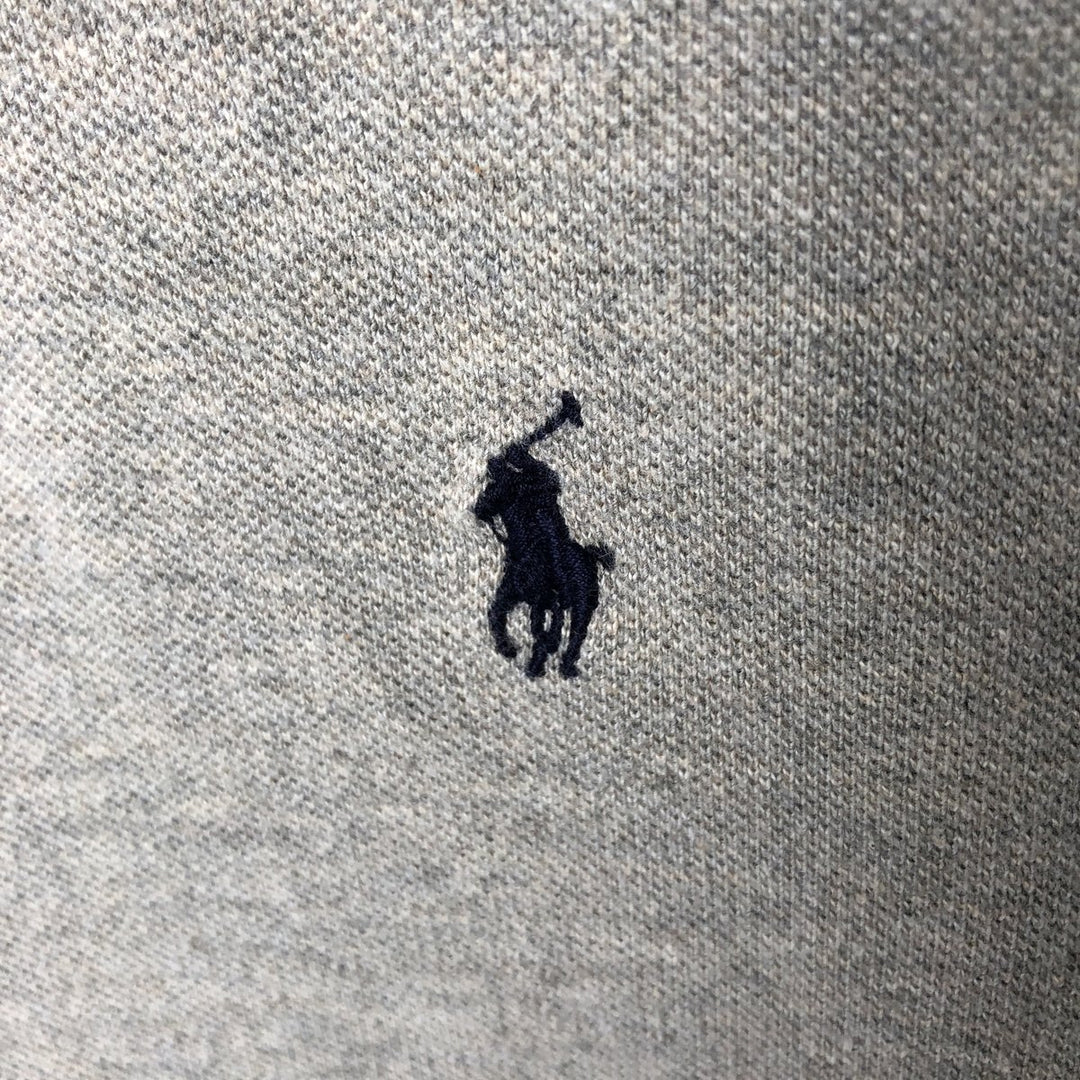 Ralph Lauren POLO Ralph Lauren short sleeve polo shirt women's size L cotton gray type Vintage Second Hand