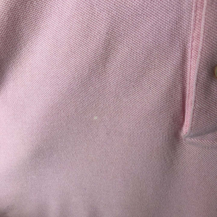 Ralph Lauren Classic Fit Short Sleeve Polo Shirt Women's XL cotton pink type Vintage Second Hand