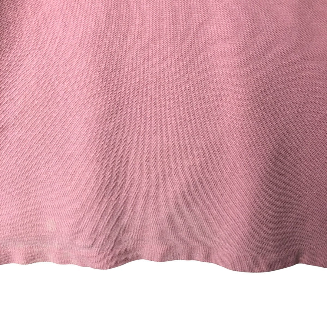 Ralph Lauren Classic Fit Short Sleeve Polo Shirt Women's XL cotton pink type Vintage Second Hand