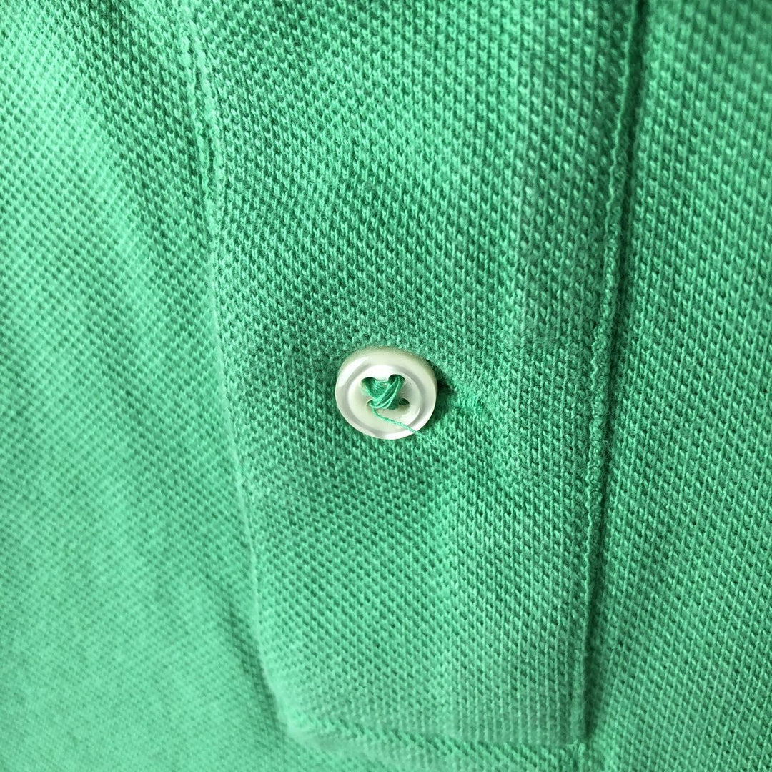 Ralph Lauren POLO by Ralph Lauren short sleeve polo shirt, women's size XL cotton green type Vintage Second Hand