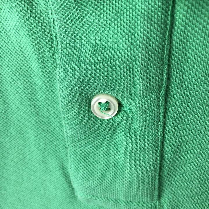 Ralph Lauren POLO by Ralph Lauren short sleeve polo shirt, women's size XL cotton green type Vintage Second Hand