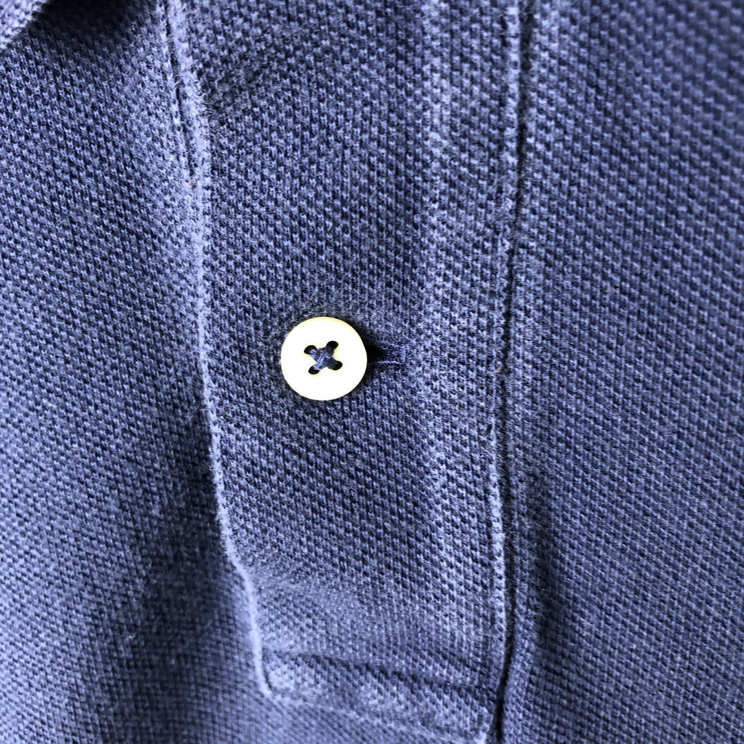 Ralph Lauren POLO RALPH LAUREN CLASSIC FIT short sleeve polo shirt for women, size M cotton navy blue type Vintage Second Hand