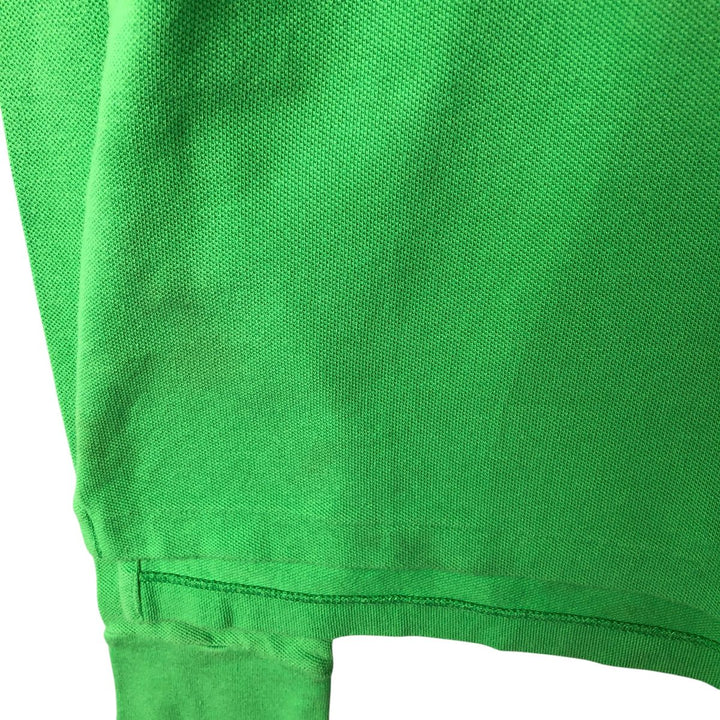 Ralph Lauren THE SKINNY POLO long sleeve polo shirt, women's size XL cotton green type Vintage Second Hand