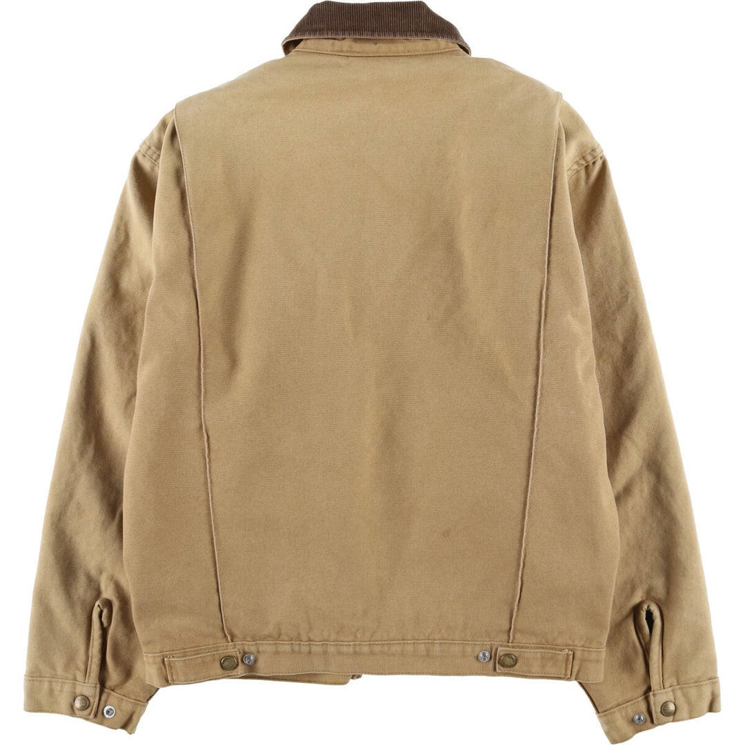 90'S Dickies Detroit Jacket Type Duck Work Jacket Men's M Size Vintage unclear brown type Vintage Second Hand