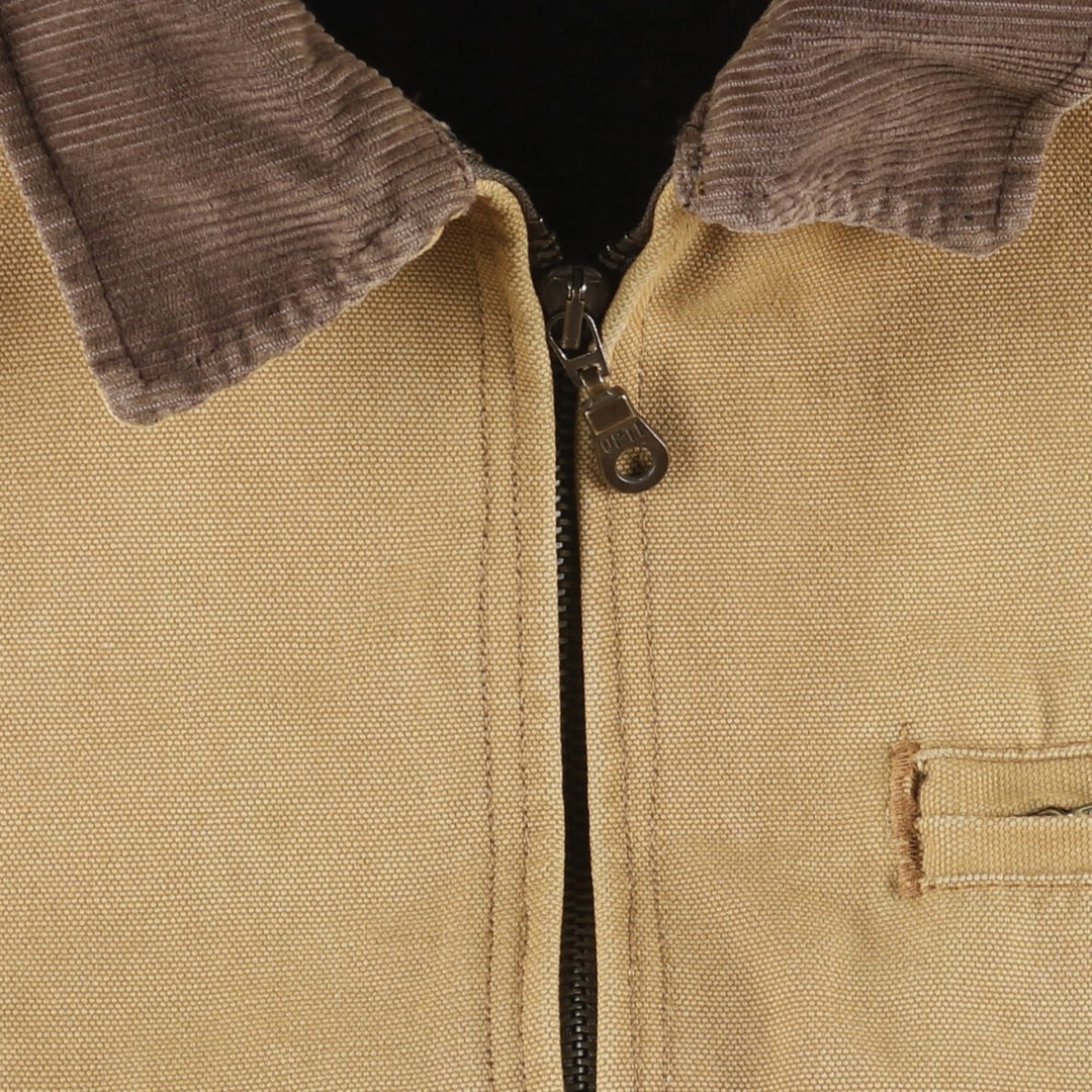 90'S Dickies Detroit Jacket Type Duck Work Jacket Men's M Size Vintage unclear brown type Vintage Second Hand