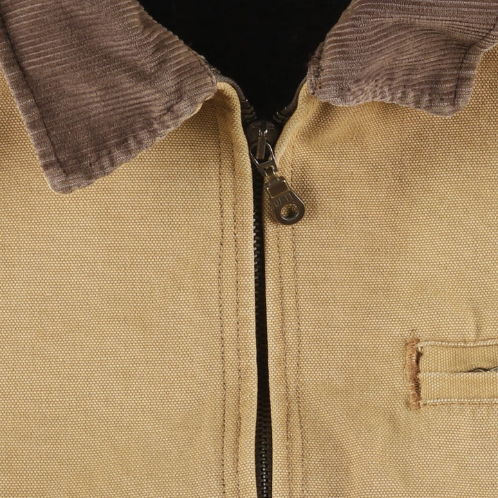 90'S Dickies Detroit Jacket Type Duck Work Jacket Men's M Size Vintage unclear brown type Vintage Second Hand