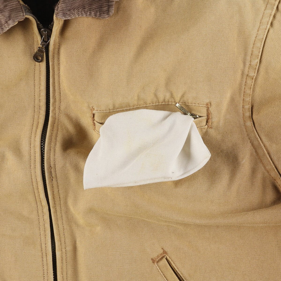 90'S Dickies Detroit Jacket Type Duck Work Jacket Men's M Size Vintage unclear brown type Vintage Second Hand