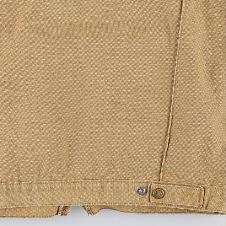90'S Dickies Detroit Jacket Type Duck Work Jacket Men's M Size Vintage unclear brown type Vintage Second Hand
